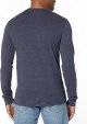 Men's Long Sleeve Cotton Henley Tees